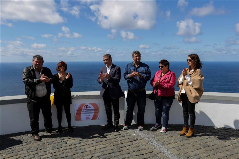 Binóculos dos miradouros do Pico de Mafra e do Escalvado foram inaugurados hoje pelo Presidente da Câmara